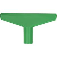 T-stykke t/skilteramme A3-A6 90mm gr&oslash;n