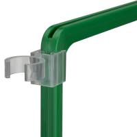 R&oslash;rklemme t/skilte A3-A6 &Oslash;14mm transparent