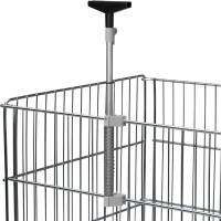 Skilteholder A3-A6 320-620mm sort