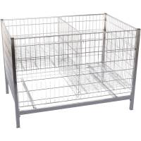 Salgskurv XL 800x1200x850mm 200kg krom