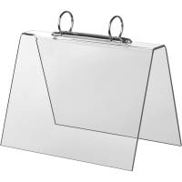 Flipover teltdisplay A5 glasklar