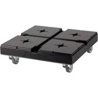 EasyCubes rullesokkel 400x400mm sort