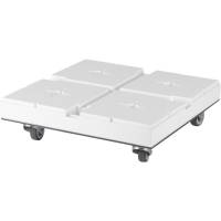 EasyCubes rullesokkel 400x400mm hvid