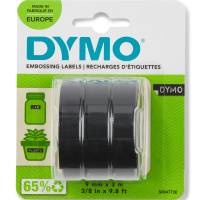 Dymo Embosser pr&aelig;getape 9mm sort