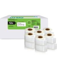 Dymo permanente adresseetiketter 25x54 mm Hvid 12 rl