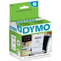Dymo endel&oslash;s papirrulle 57mmx91m hvid