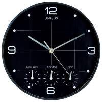Unilux On Time v&aelig;gur &Oslash;30,5cm sort