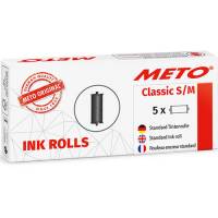 Meto farverulle t/Classic & Proline S/M sort 5stk