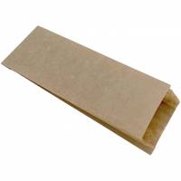 Fransk hotdogpose 70/30x190mm brun 1000stk