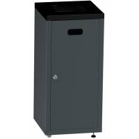 Caro affaldsspand 38x38x84 cm 90 l Sort