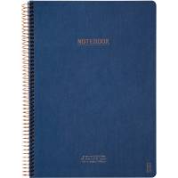 Kozo Premium notesbog 100g A4 linjeret m&oslash;rkebl&aring;