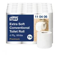 Tork 110406 Premium toiletpapir 18,8mx12,5cm 4-lags hvid 42rl