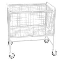 Kongamek tr&aring;dnetsvogn 800x600x915mm hvid 100kg