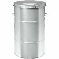 Kongamek affaldsspand 70l galvaniseret