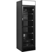Tefcold CEV425CP flaskek&oslash;leskab m/lystop 372L sort