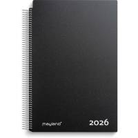 Mayland 2026 26220000 aftalekalender A4 31,8x23,5cm sort