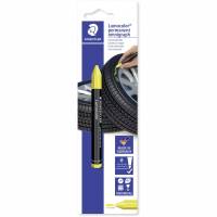 Staedtler Lumocolor 236 m&aelig;rkekridt permanent 113x&Oslash;12mm gul