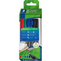 Staedtler Lumocolor 318F permanent overheadpen 0,6mm 6stk