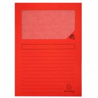 Omslag 130g A4 r&oslash;d 100stk