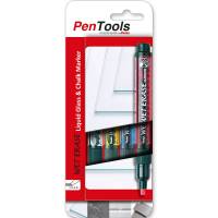 Pentel SMW26 Wet Erase kridtmarker 2-4mm 4stk