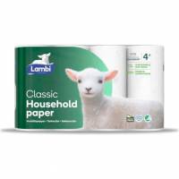 Lambi Classic k&oslash;kkenrulle 2-lags 12,33m hvid