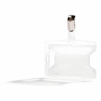 Durable reXycle ID-kortholder m/stropklemme 54x87mm