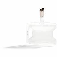 Durable reXycle ID-kortholder m/stropklemme 54x87mm t/2 kort