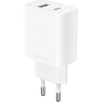 &Euml;ssentials USB-A/USB-C oplader 30W hvid