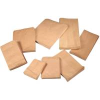 Bagerposer 0,25kg 40g 140x170+20mm brun 1000stk