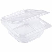 Plastboks med l&aring;g 250ml klar 600stk