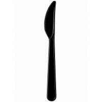 Kniv flergangsplast 180mm sort 50stk