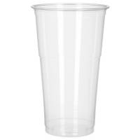 Plastglas &Oslash;95x107mm 30cl klar 50stk