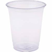Plastglas &Oslash;95mm 40cl klar 50stk