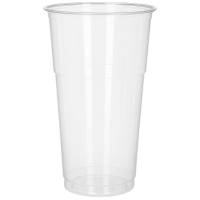 Plastglas &Oslash;95mm 50cl klar 50stk