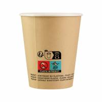 Kaffeb&aelig;ger &Oslash;79x92mm 25cl brun 50stk