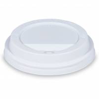 Engangsl&aring;g til kaffeb&aelig;ger &Oslash;80mm hvid 100stk