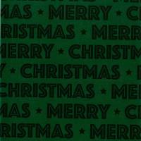 Julegavepapir Merry Christmas 57cmx154m gr&oslash;n