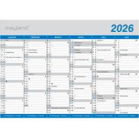Mayland 2026 26058000 klassisk v&aelig;gkalender A5 15x21cm