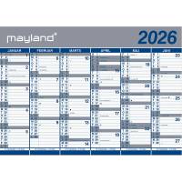 Mayland 2026 26064100 2x6mdr. v&aelig;gkalender 70x100cm