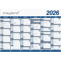 Mayland 2026 26065400 2x6mdr. v&aelig;gkalender 70x100cm