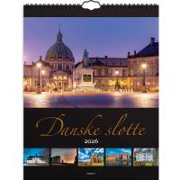Mayland 2026 26066200 danske slotte v&aelig;gkalender 29,5x39cm