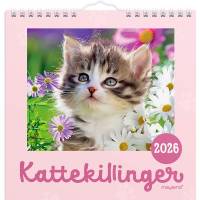 Mayland 2026 26066400 kattekillinger v&aelig;gkalender 16x16,4cm