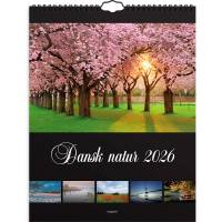 Mayland 2026 26066650 dansk natur v&aelig;gkalender 29,5x39cm