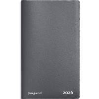 Mayland 2026 26071000 mini indexkalender 8,1x14cm m&oslash;rkegr&aring;