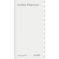 Mayland 2026 26095200 indexkalender refill 16,8x8,8cm hvid