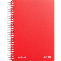Mayland 2026 26210040 spiralkalender 17,5x13,5cm r&oslash;d