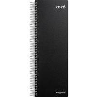 Mayland 2026 26225000 spiralnoteringskalender 32,8x12,7cm sort