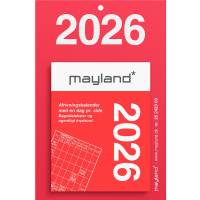 Mayland 2026 26242000 afrivningskalender 10x6,5cm