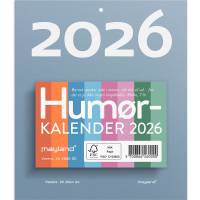 Mayland 2026 26260000 afrivningskalender hum&oslash;r 15,5x13,3cm
