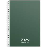 Mayland 2026 26267000 Basic ugekalender A5 21.4x15.7cm gr&oslash;n